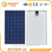 the cost price Poly solar panel 280w made in China